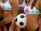 Футбольная забава бразильских девушек.