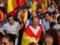 In Barcelona, ??there were mass rallies against the independence of Catalonia