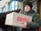 Families guardsmen of Western Ukraine handed presents to children in Pokrovsk