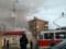 In Kiev on Lukyanovka a kiosk with flowers caught fire