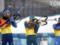 Ukraine was in the top ten in the relay race of the 2018 Olympics, the Swedes took  gold 