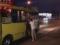 In Kiev, the minibus on the move fell off the door