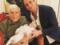 The network touched a picture of 101-year-old father Michael Douglas with his great-granddaughter