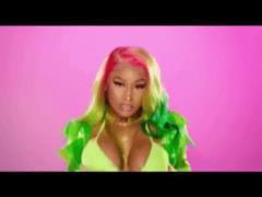 Outrageous Nicky Minaj banged her bosom in a frank video