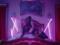 Сексапильная Бритни Спирс в латексных чулках продемонстрировала поперечный шпагат на кровати