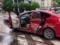 В Харькове автоледи на Тoyota столкнулась с трамваем
