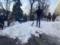 В Киев привезли более 130 тонн снега с Карпатских гор
