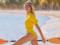 Justin Bieber s slender wife showed a figure in a swimsuit