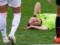 Не смогла досудить матч: в Испании футбольную женщину-арбитра  нокаутировали  мячом