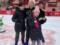 Marichka Padalko with children in lockdown arranged ice skating