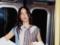 Надя Дорофеева в коротеньком платье-рубашке устроила фотосессию в нью-йоркском метро