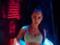 Ksenia Mishina poked fun with springy bottoms and a flat tummy in a swimsuit