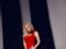 Spectacular Ekaterina Buzhinskaya in a tight red dress boasted a magnificent bust