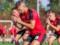 Lunyov plays on the front line of the attack against Krivbas in the game against Rukh