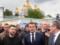 Зеленский, Макрон и Стармер прогулялись по центру Киева
