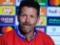 Simeone received a disqualification from UEFA