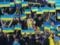 Украинские и грузинские болельщики устроили акцию взаимной поддержки на матче Лиги наций